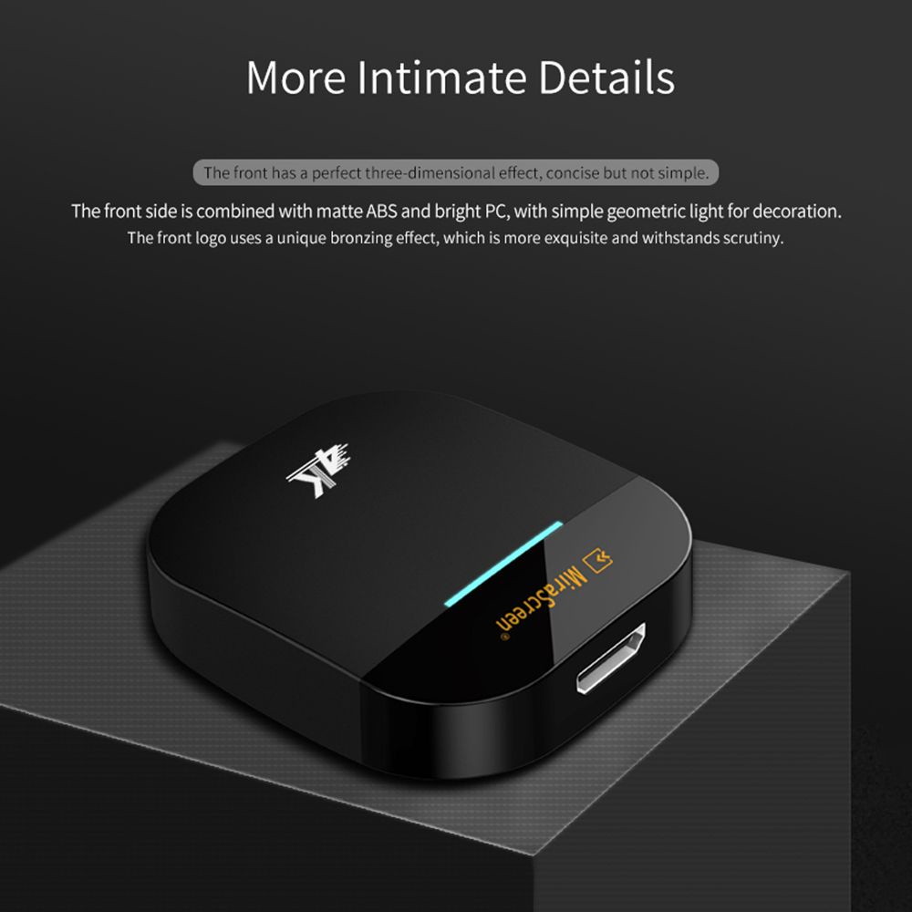 Bộ thu tín hiệu màn hình không dây MiraScreen G5 Plus Wifi DLNA 1080P TV Dongle Airplay HDMI