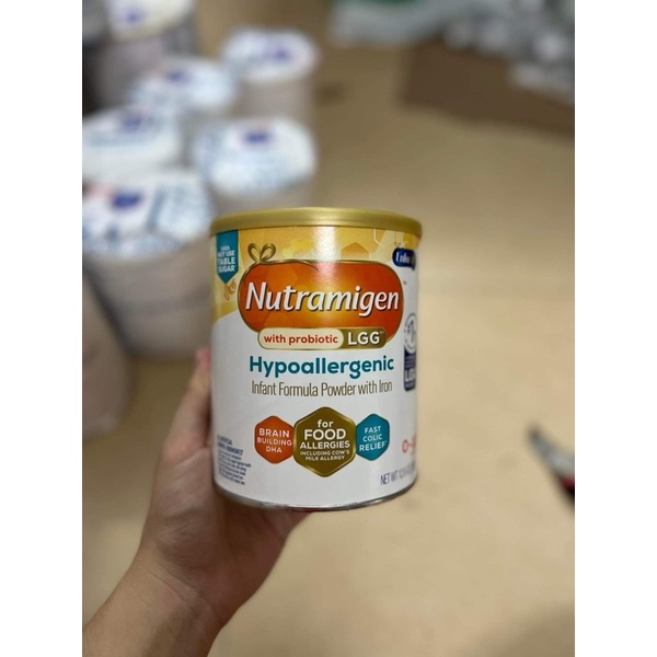 Sữa thuỷ phân toàn phần Nutramigen Mỹ cho bé dị ứng đạm sữa bò