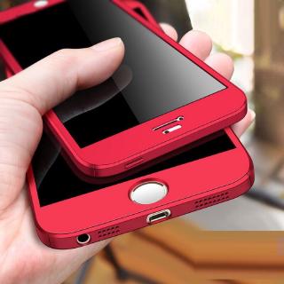 Iphone 5s se ultra thin 360° full cover case+tempered glass high quality hard pc