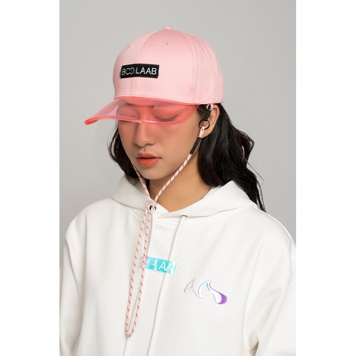 Mũ Snapfit Unisex BOO Phối Vành Nhựa Trong Suốt Đôc Đáo Đính Patch Logo AA BOOLAAB