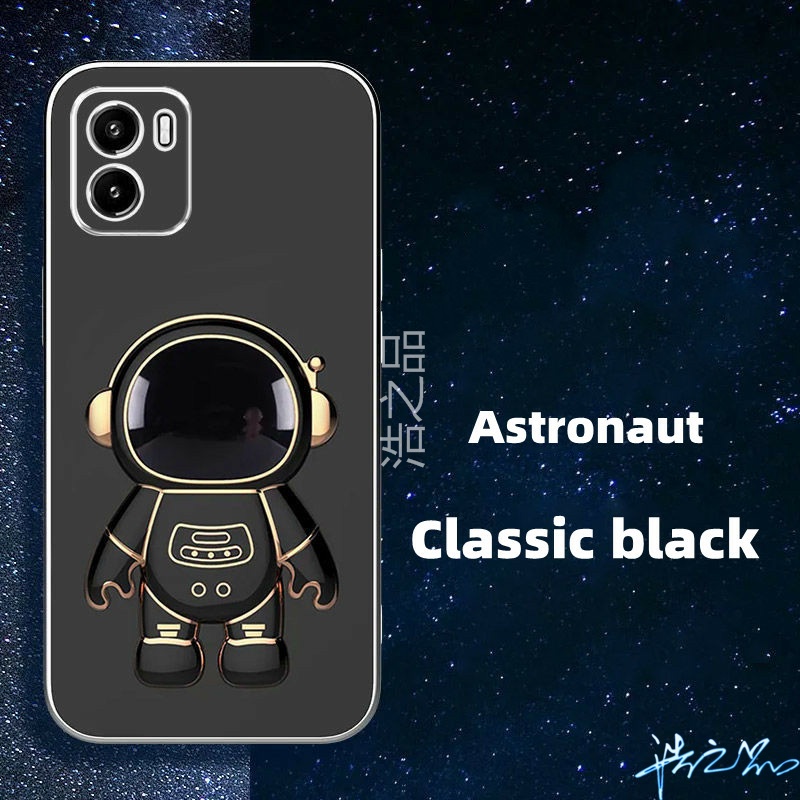 Ốp Điện Thoại Có Giá Đỡ Mạ Điện 6D Sáng Tạo Cho Vivo V25 Case Y02S Y02 Case Y16 Y35 V23 V11 Y15S Y15A Casing 2022