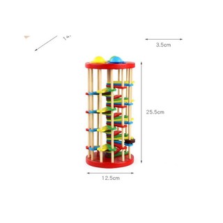 Đồ chơi gỗ - Đập bóng bậc thang ziczac