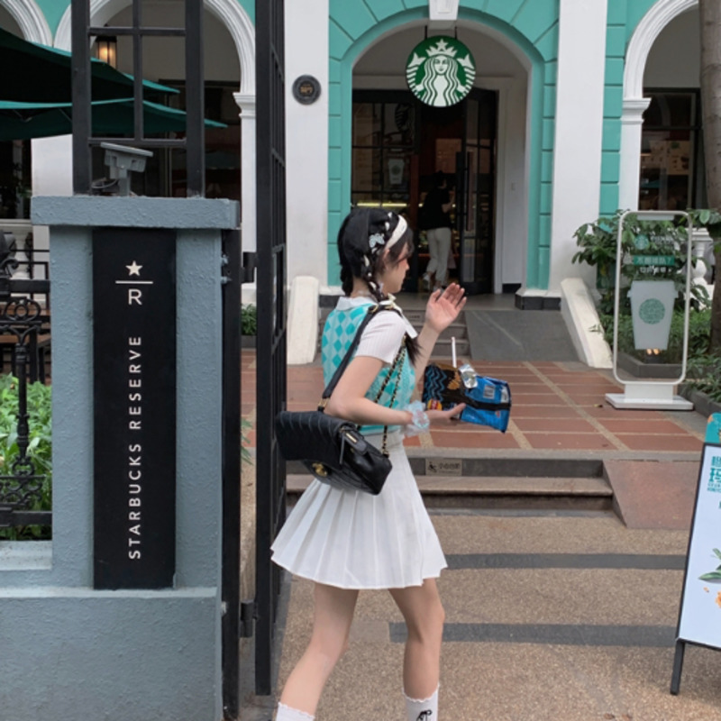 Áo Dệt Kim Sát Nách Màu Xanh Lá Phong Cách Mỹ 172013 | BigBuy360 - bigbuy360.vn