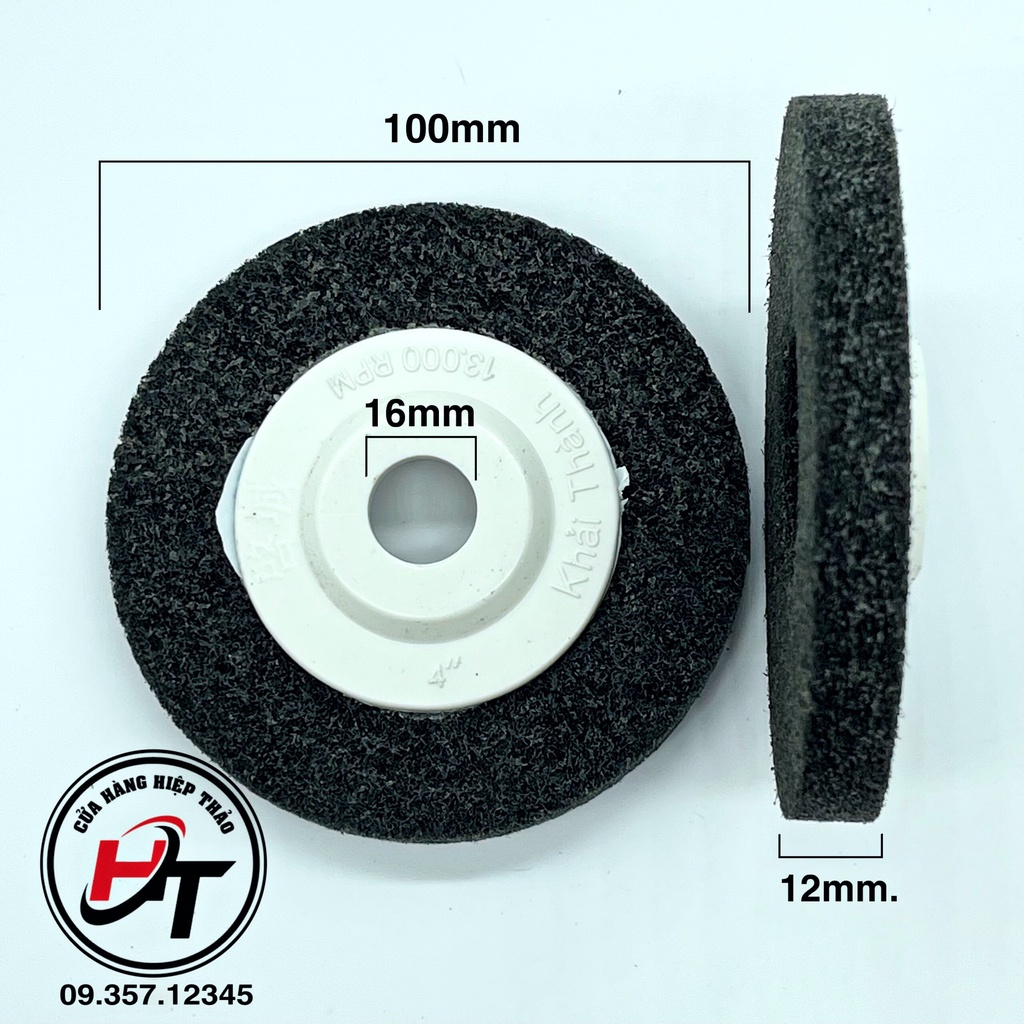 Nỉ đánh bóng inox xám đỏ bánh nỉ cá xấu loại tốt NX-ND