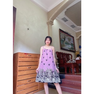 Váy hai dây chất mát ( ảnh thật )