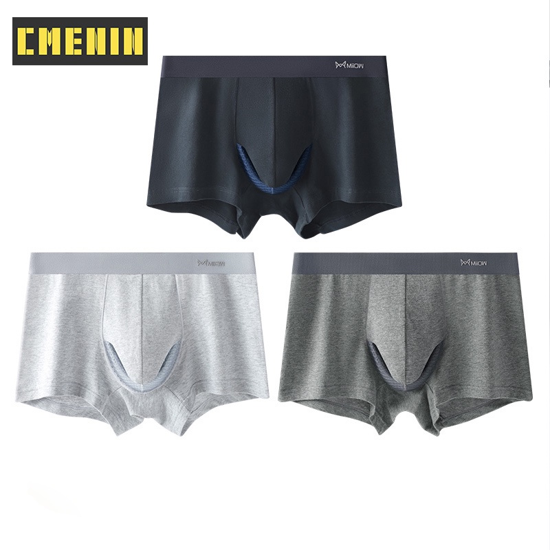 Bộ 3 quần lót nam CMENIN bằng cotton nhanh khô M1751