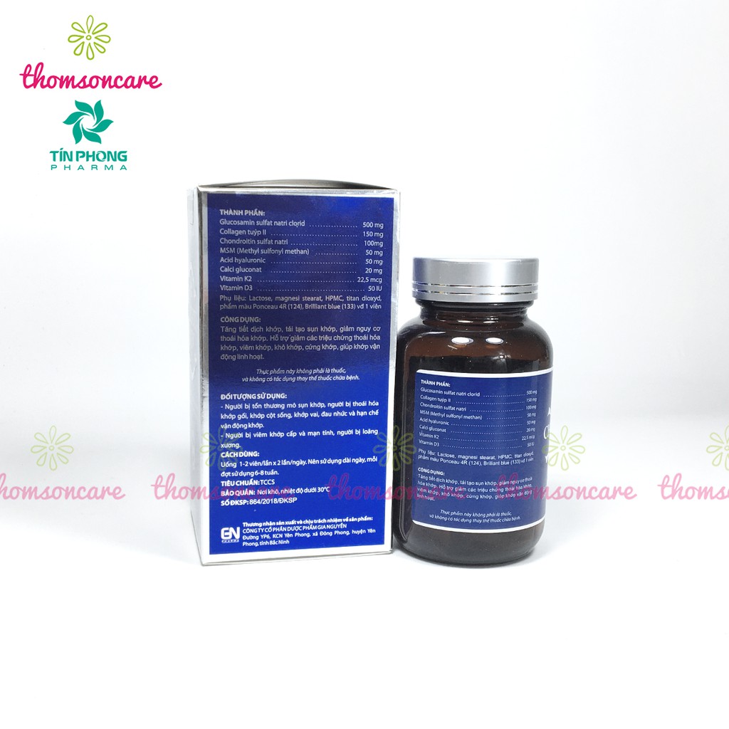 Dưỡng khớp Chogotin, đặc biệt từ Glucosamin, MSM, canxi và collagen, ngăn ngừa thoái hóa, khô khớp, loãng xương