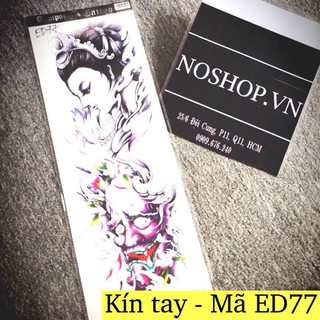 Hình xăm dán mặt quỷ - Mã ED77