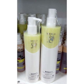 Dầu gội hấp phục hồi tóc hư tổn Wekla và ủ xả 780ml / 500ml..