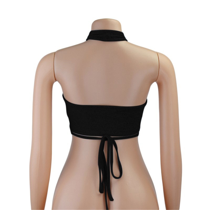 Áo Croptop Hai Dây Quấn Ngực Thời Trang Quyến Rũ Cho Nữ