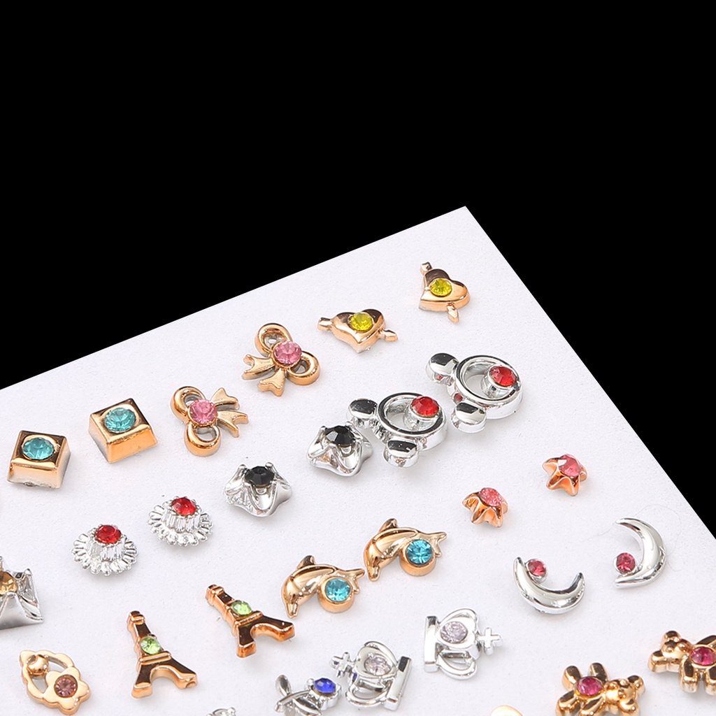 Set 100 Cặp Bông Tai Nữ Thời Trang Hàn Quốc Phụ kiện ngẫu nhiên