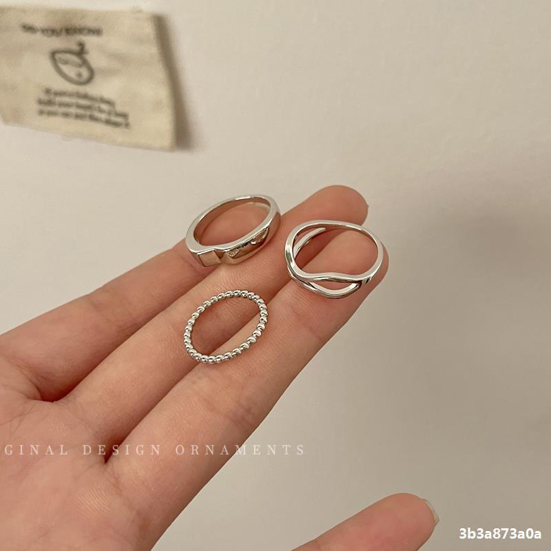 Nhẫn đeo tay kim loại phong cách Hàn Quốc dành cho nữ