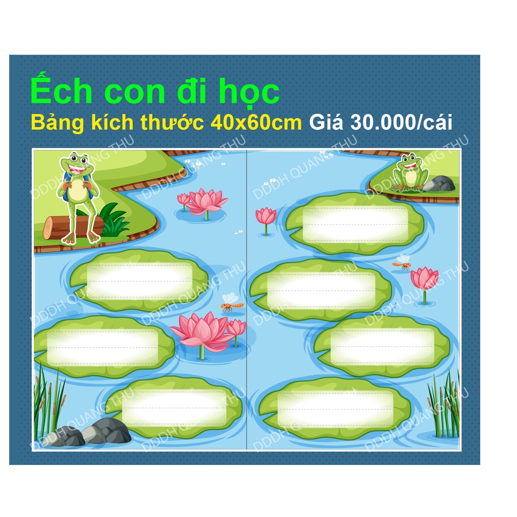 Ếch con đi học