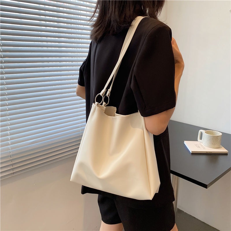 Túi tote cỡ lớn phong cách Hàn Quốc hợp thời trang dễ phối đồ IELGY