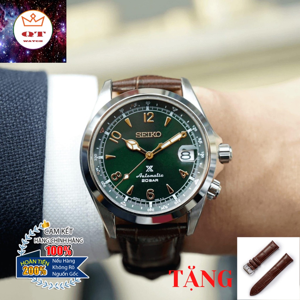 Đồng Hồ Nam SEIKO Automatic Prospex Alpinist SPB121J1 Chính Hãng Tặng Dây Da Cao Cấp