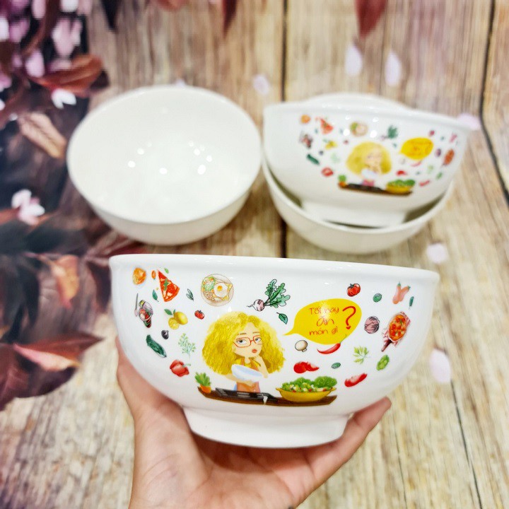 tô sứ trắng - tô sứ