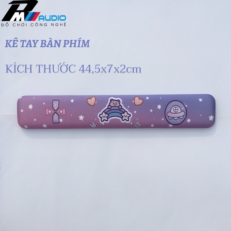 Miếng Đệm Kê Cổ Tay Bàn Phím Máy Tính Laptop Chất Liệu Silicon Cao Cấp Chống Đau Mỏi Khi Làm Việc Văn Phòng Chơi Game