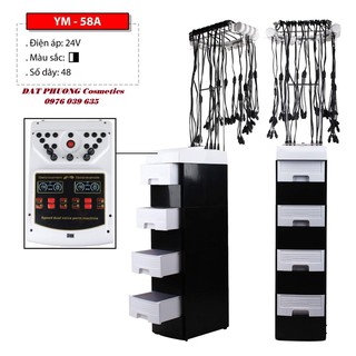 Máy uốn tóc Setting YM-58A 2 màn hình 48 dây