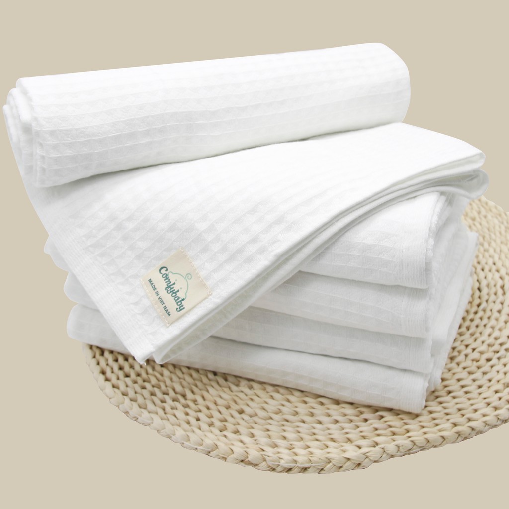 Made in Vietnam - Set 5 khăn mặt 100% Cotton cao cấp Comfybaby hàng xuất khẩu - đồ dùng phòng tắm cho gia đình