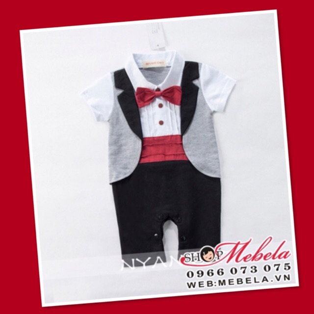 BD66 - 🙉 SALE LỖ VỐN BỘ DỰ TIỆC GIẢ GILE vest cho bé trai 5-12kg