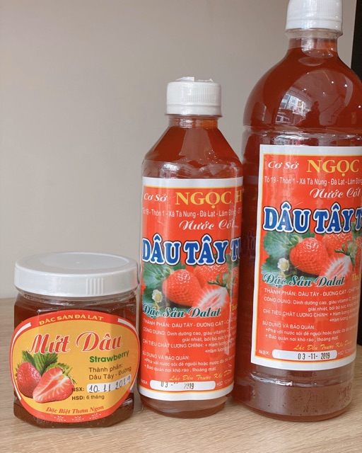 Nước cốt dâu tây - Đặc Sản Đà Lạt