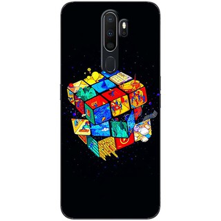 Ốp lưng oppo a5 2020, a9 2020 in hình rubik