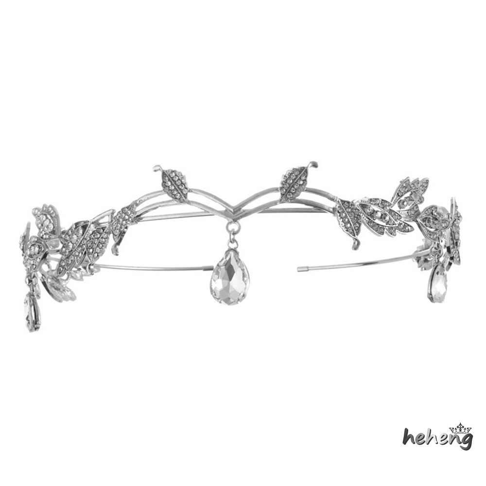 Cài Tóc Hình Vương Miện Đính Đá Không Gây Dị Ứng Thời Trang Cho Nữ
