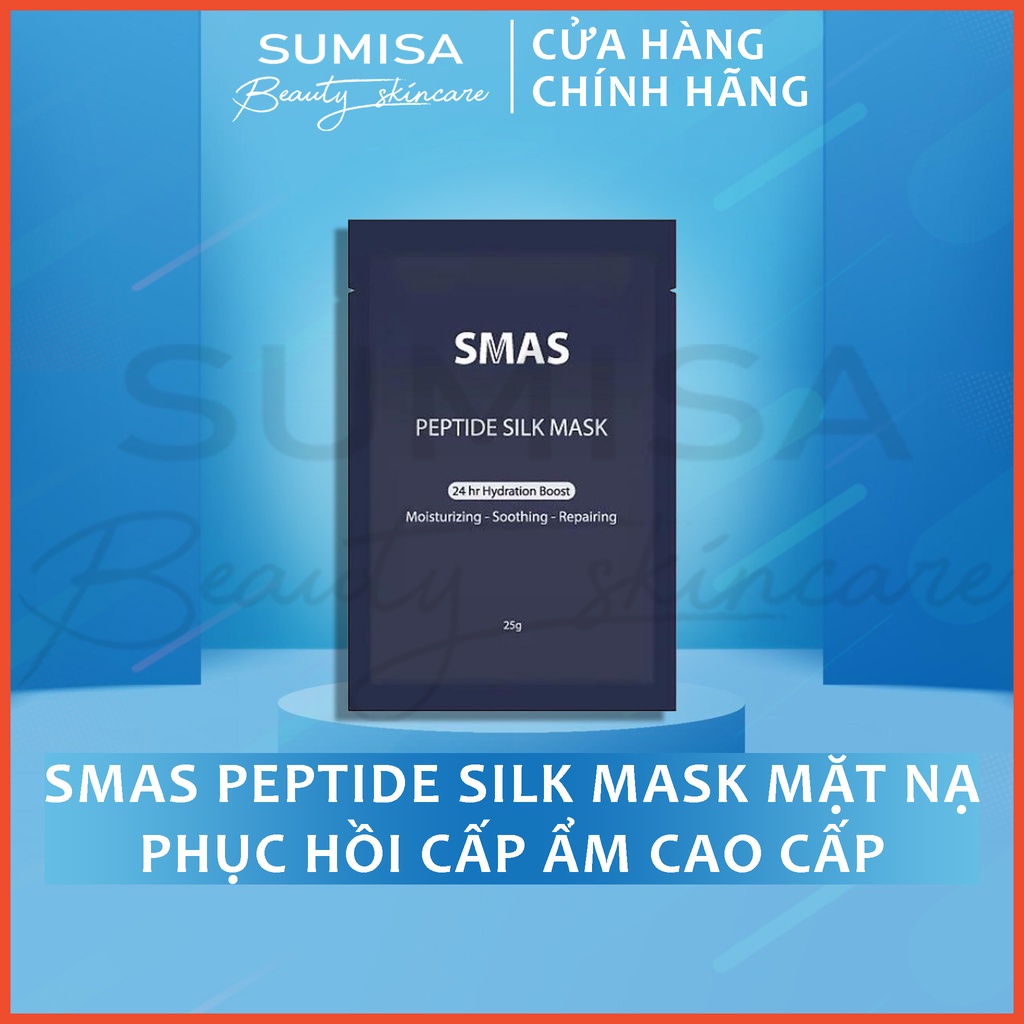 Smas Peptide Silk Mask Mặt Nạ Phục Hồi Cấp Ẩm Cao Cấp