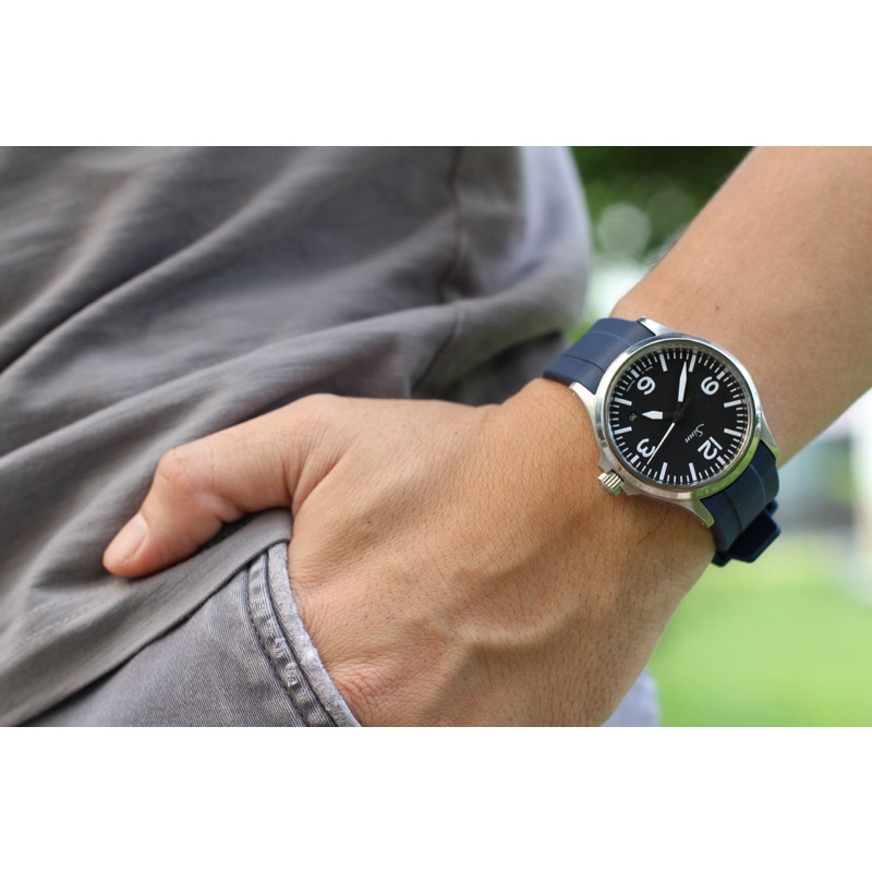 DÂY ĐỒNG HỒ CAO SU FITLUG DÀNH CHO CASE ROLEX SIZE 20 VÀ 21, TẶNG KÈM TOOL THAY DÂY VÀ CHỐT