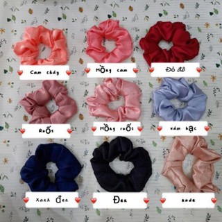 cột tóc vải scrunchies( được chọn màu) - Hoangoanh0691