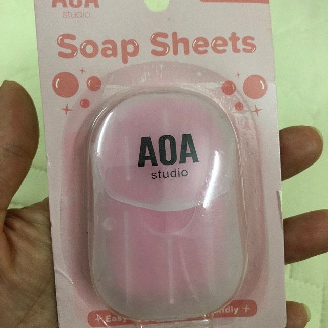 Giấy xà phòng khô rửa tay AOA