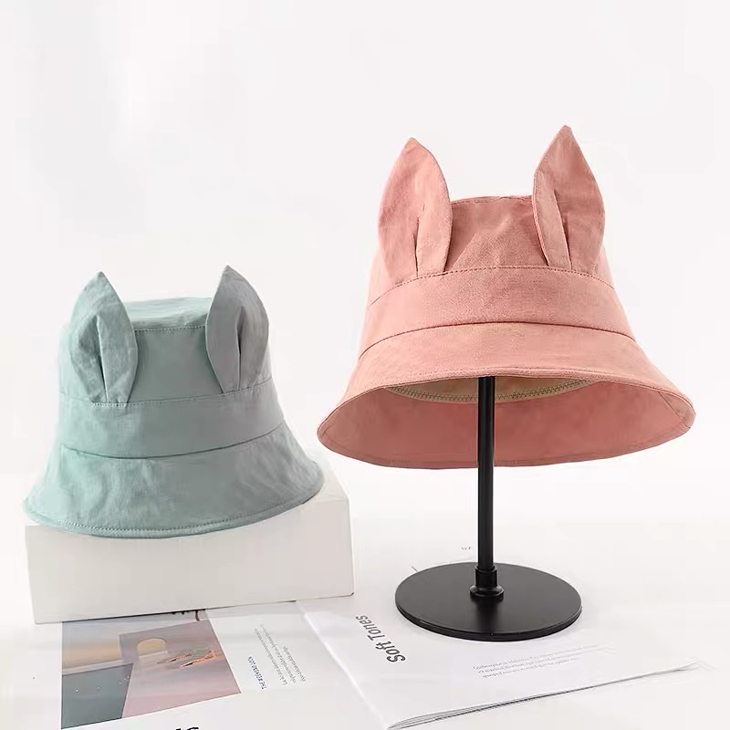 Mũ bucket MG STUDIO hình tai gấu dễ thương đáng yêu