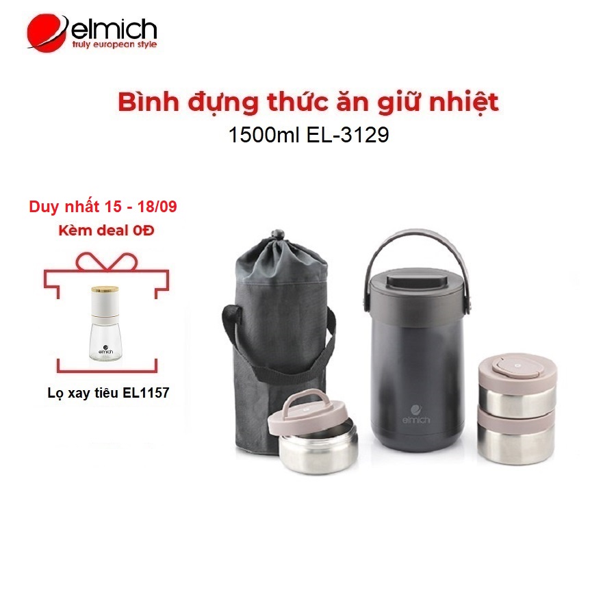 Bình đựng thức ăn giữ nhiệt 1500ml EL3129