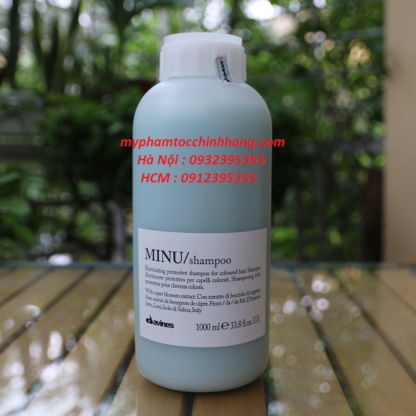 MẶT NẠ DƯỠNG MÀU VÀ BÓNG TÓC DAVINES MINU 250ml - 1000ml