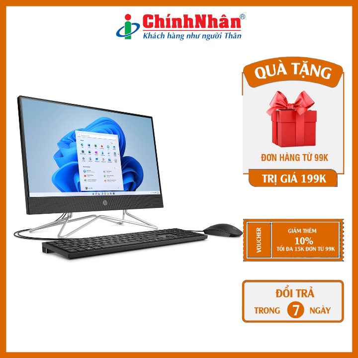 Máy Tính P.C_All_in_One_H.P 200 Pro G4 AIO i5-10210U/ 8GB/ 256GB SSD/ 21.5 INCH FHD_Chính Nhân Technology