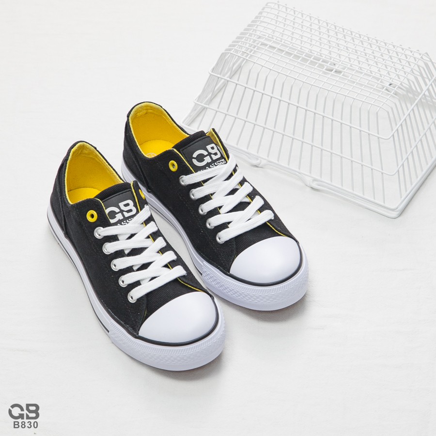 Giày Bata Nữ giayBOM Vải Canvas Đơn Giản Không Cột Dây (3 màu) B830 | BigBuy360 - bigbuy360.vn