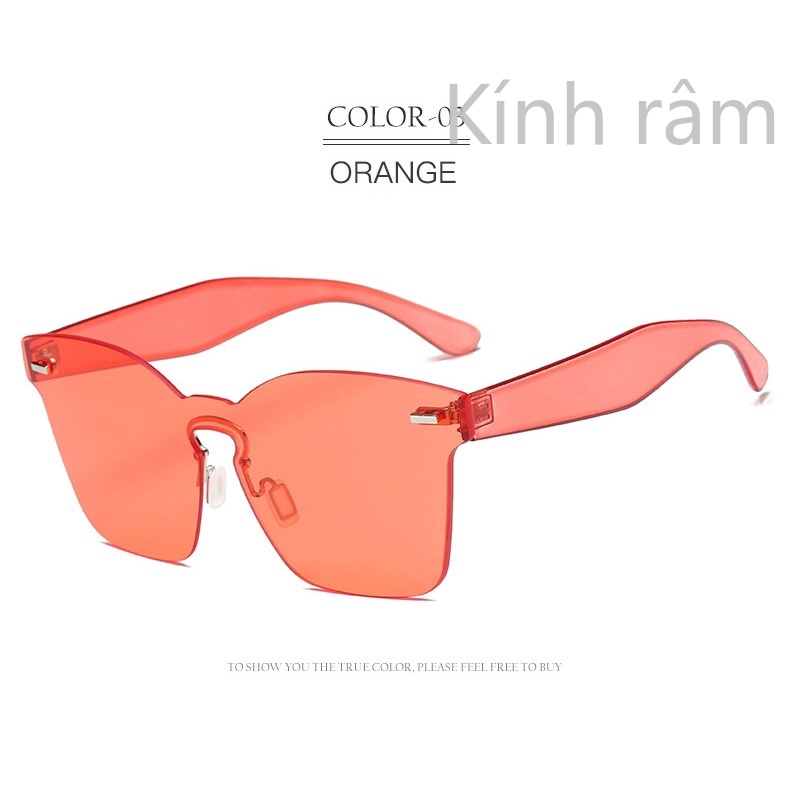 Kính mát không gọng độc đáo cho nữ