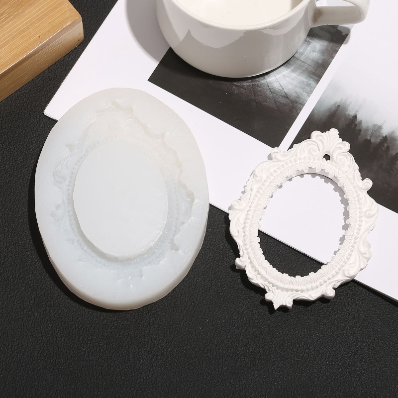 Khuôn Silicone Tạo Hình Khung Ảnh Trang Trí Xe Hơi DIY