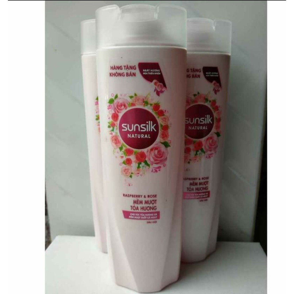 Dầu gội Sunsilk Natural mềm mượt, tỏa hương 140g, HÀNG TĂNG