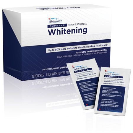 Crest Supreme Professional, Dán Trắng Răng Crest Professional, Crest Whitestrips Supreme