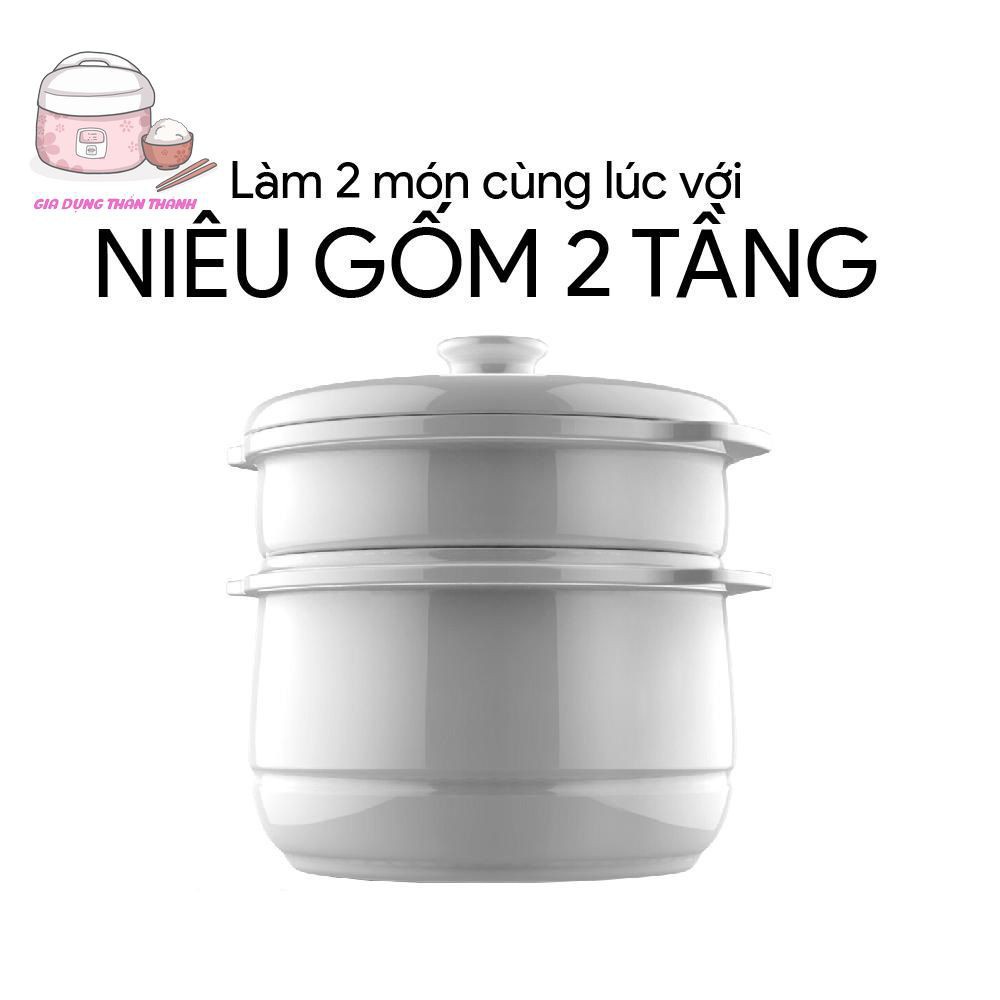 Nồi Hầm Cháo Cách Thủy 2 Tầng 2GOOD A600  - Hàng Chính Hãng