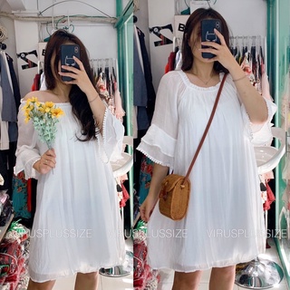 [virusplussize]Đầm bigsize NAIF form suông