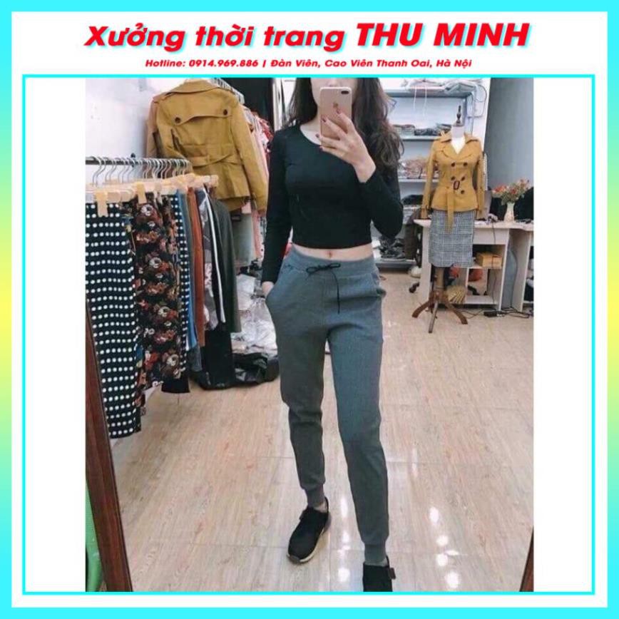 Quần Jogger Len Tăm Giữ Nhiệt kiểu dáng Thể Thao Năng Động THUS Vải Co Dãn tốt Q2L02 | BigBuy360 - bigbuy360.vn
