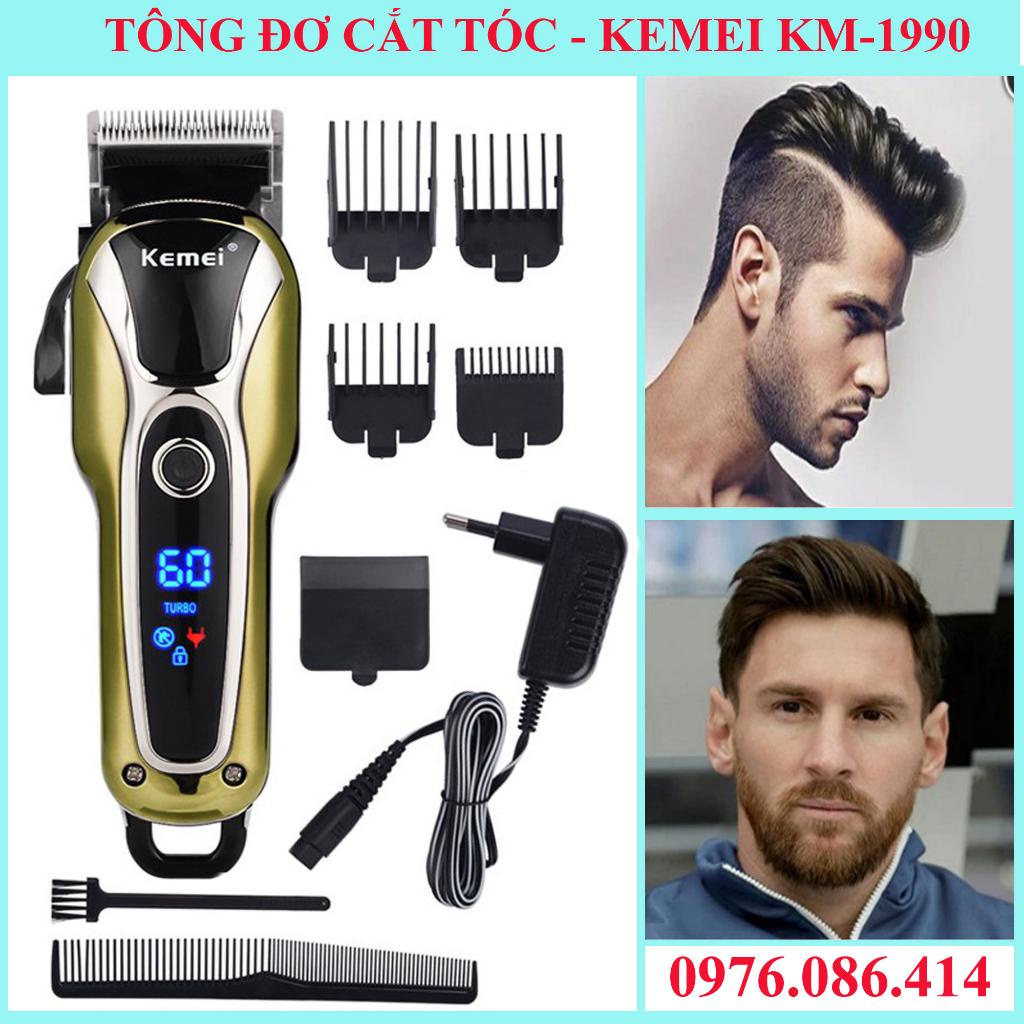 TÔNG ĐƠ CẮT TÓC KEMEI KM-1990 Không dây chuyên nghiệp