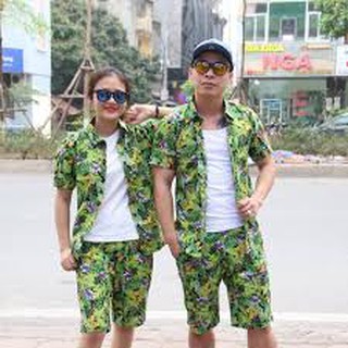 Đồ đôi Quần áo nam nữ đi biển 4