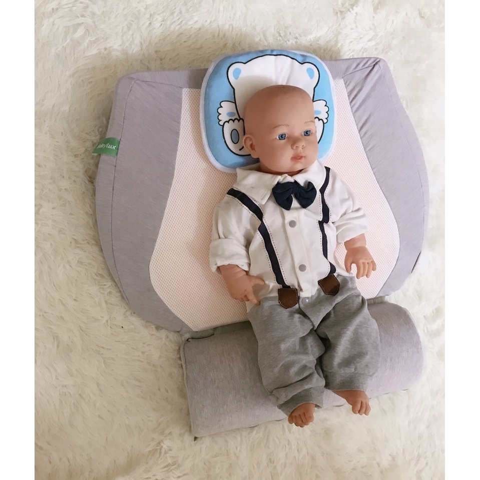 Gối chống trào ngược 15 độ babylux  phiên bản tiêu chuẩn