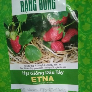 Hạt giống dâu tây gói 10 hạt