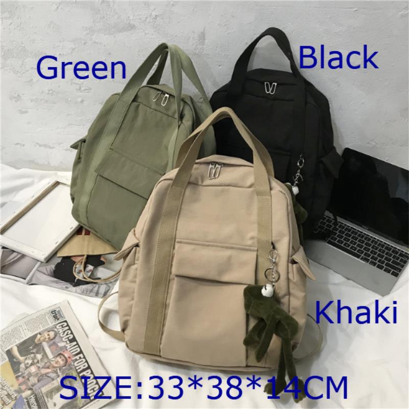 Balo đi học/ du lịch chất liệu nylon chống thấm nước kích thước 14-15.6 Inch thời trang xinh xắn cho nữ Prettyzys