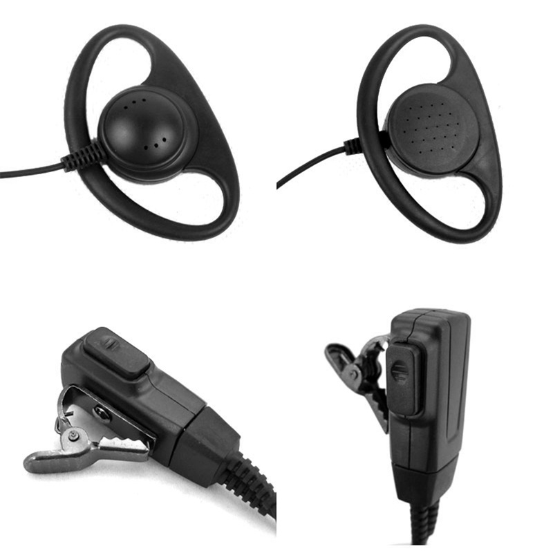 Tai Nghe zzz Loại D Kèm Mic PTT Dùng Cho Bộ Đàm 2.5mm 1-Pin