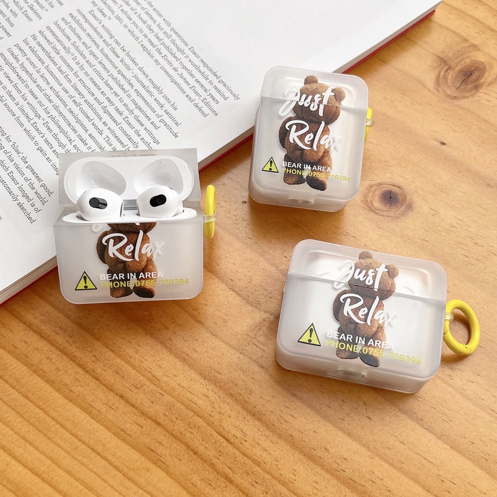 Vỏ Bảo Vệ Hộp Sạc Tai Nghe compatible AirPods 3 compatible AirPods(3rd) 2021 Iscompatible AirPods3Rdurise 3rd Pro compatible AirPods2gen Ốp